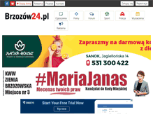 Tablet Screenshot of brzozow24.pl